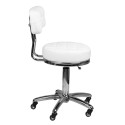 Taburete AM-877 cosmético blanco