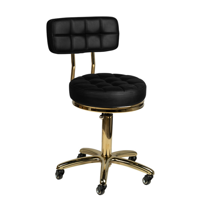 Stool gold AM-961 black cosmetic