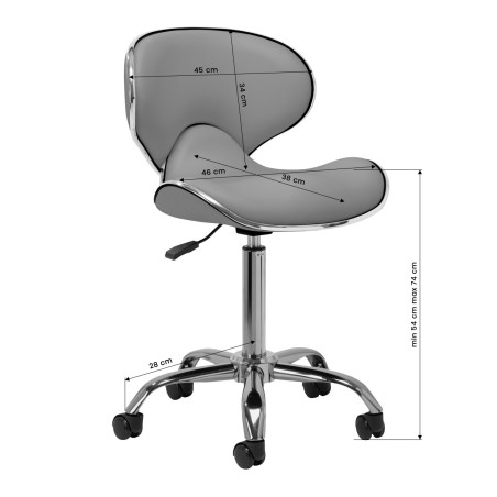 Banco cosmético GABBIANO Q-4599 cinzento