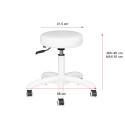 Taburet AM-303-2 hvid kosmetik