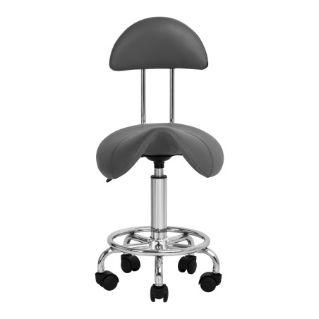Taburete gris 6001 cosmético