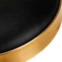 H7 Black Gold Cosmetic Stool