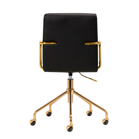 Sedia cosmetica QS-OF211G oro nero