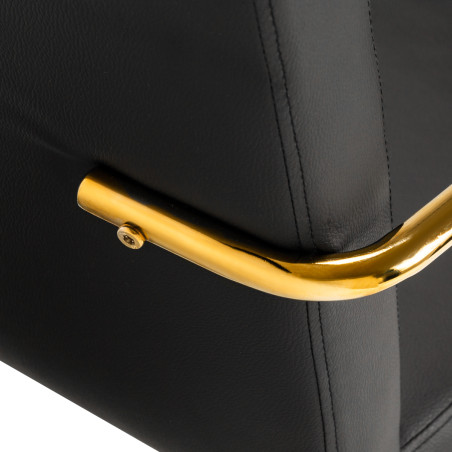 Sedia cosmetica QS-OF211G oro nero