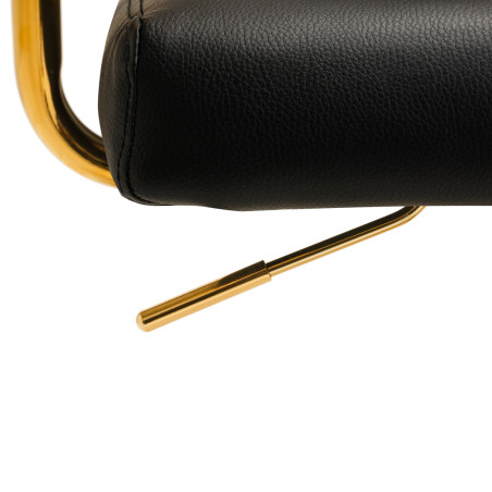 Sedia cosmetica QS-OF211G oro nero