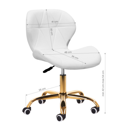 Kruk cosmetisch QS-06G witgoud