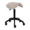 Friseur GABBIANO Hocker D032 graubeige