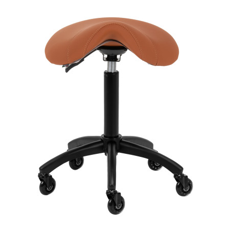 Gabbiano sgabello da parrucchiere D032 marrone