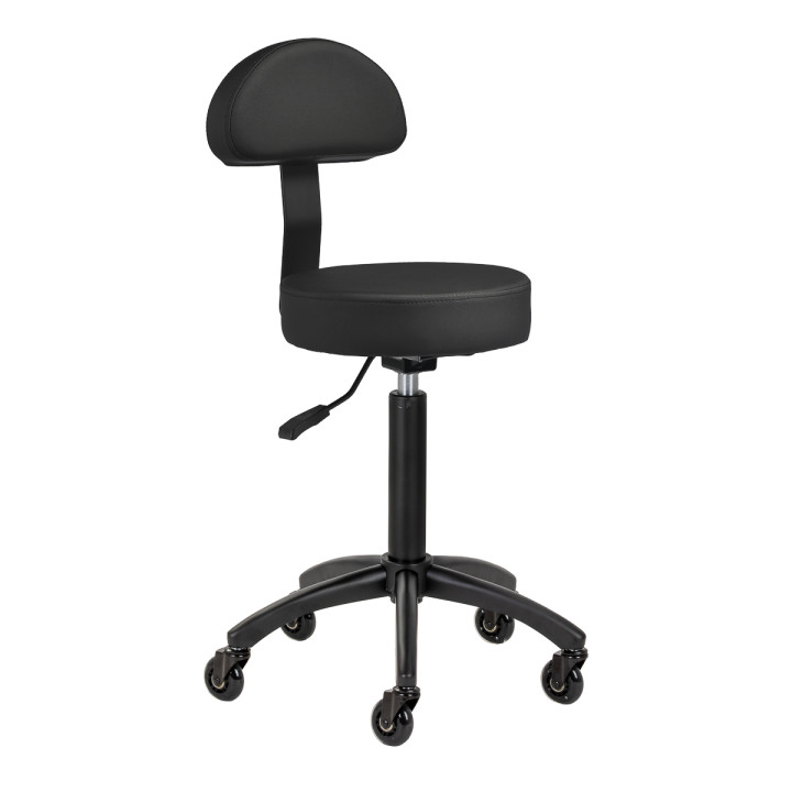 Gabbiano sgabello da parrucchiere D026 nero