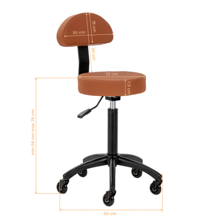 Frisör GABBIANO Pall D026 brun