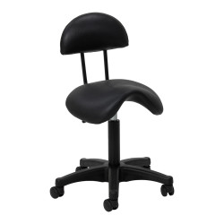 Taboret 6001 kosmetyczna z czarną bazą