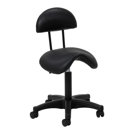 Hocker schwarze 6001 Kosmetik mit schwarzer Basis