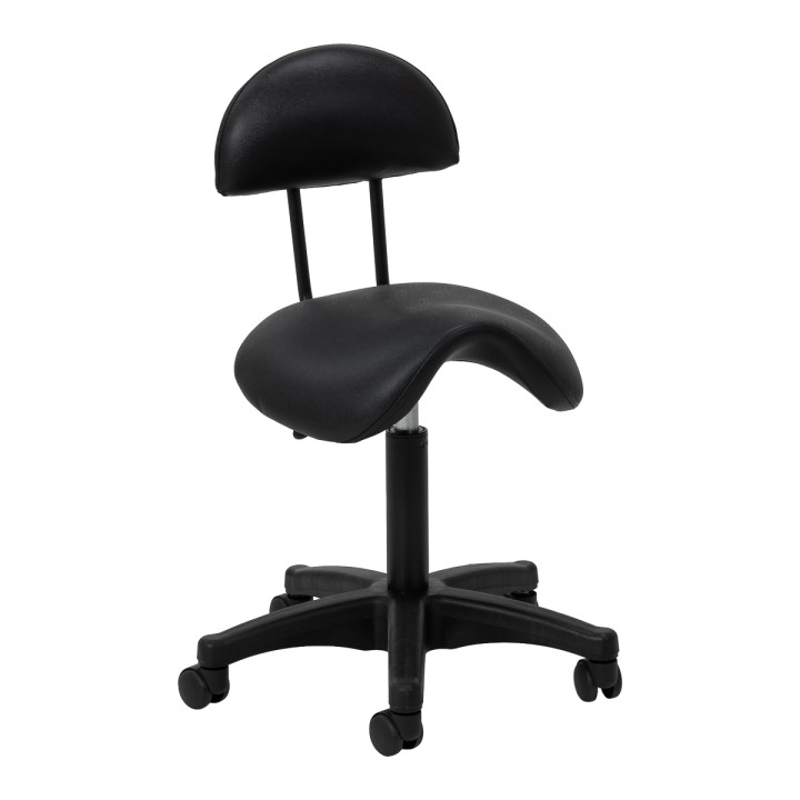 Hocker schwarze 6001 Kosmetik mit schwarzer Basis