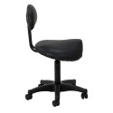 Sgabello cosmetico 6001 nero con base nera