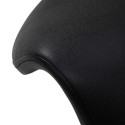 Stool black 6001 cosmetic with black base