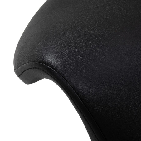 Stool black 6001 cosmetic with black base
