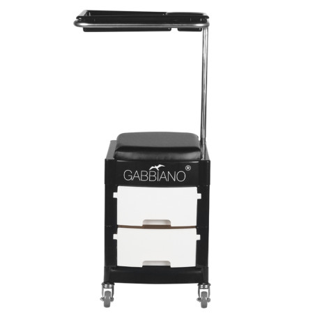 Pedicure helper - sgabello per pedicure 16 plus bianco/nero