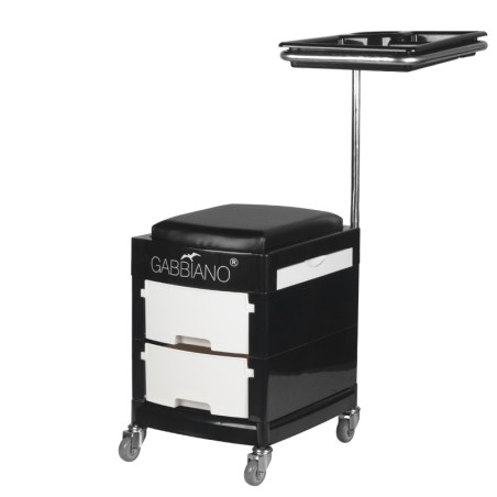 Pedicure helper - sgabello per pedicure 16 plus bianco/nero