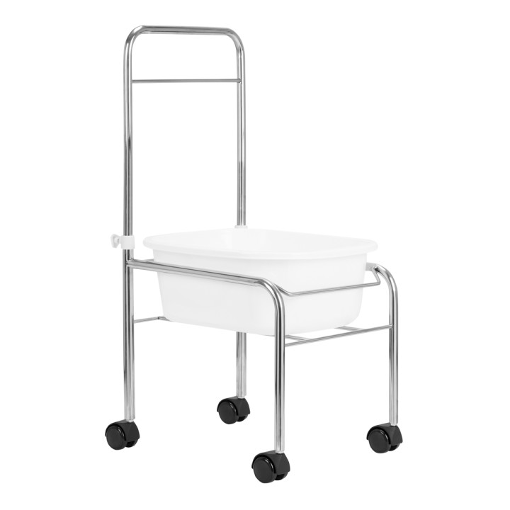 Pedicurepool på kromhjul