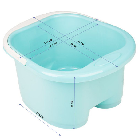 Ciotola per pedicure con rulli blu Activeshop