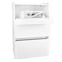 Garde-robe AZZURRO 970 blanc midi +
