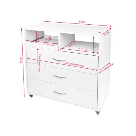 Asistent podiatria oddelenie Y-200 biely