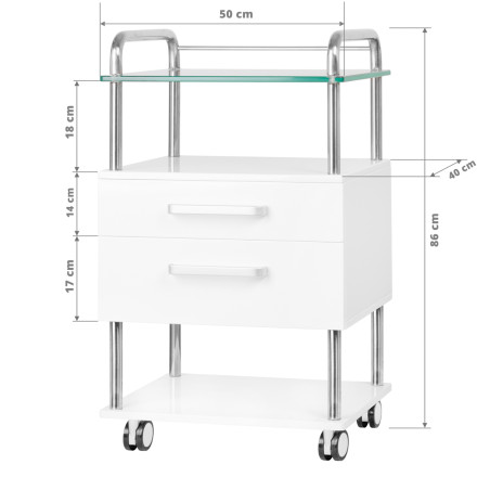 Asistente de podólogo White 6052