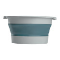 Plateau de pédicure pliable bleu