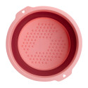 Plateau de pédicure pliable rose