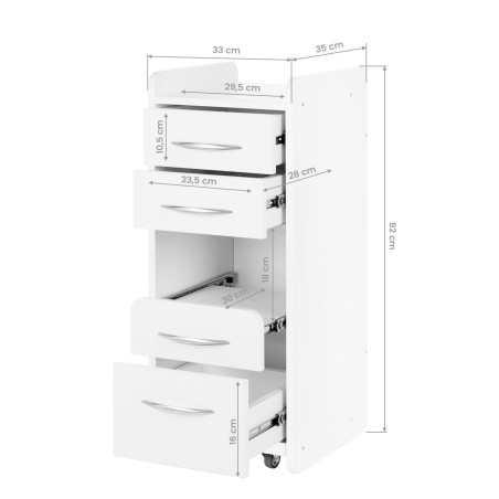 Witte mini- 969 kast