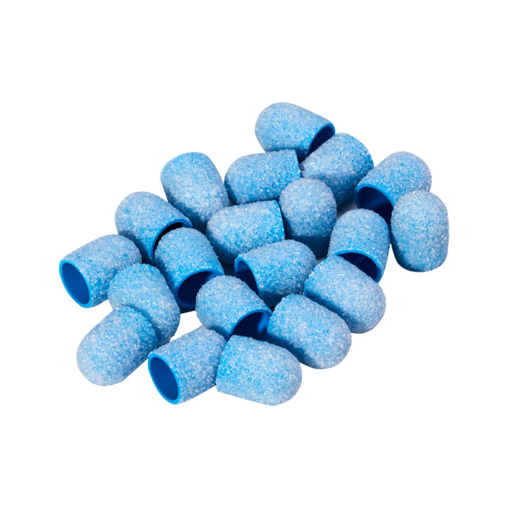 Schleifkappe EXO blaue Medium 10mm /60 20 Stück Med Cap