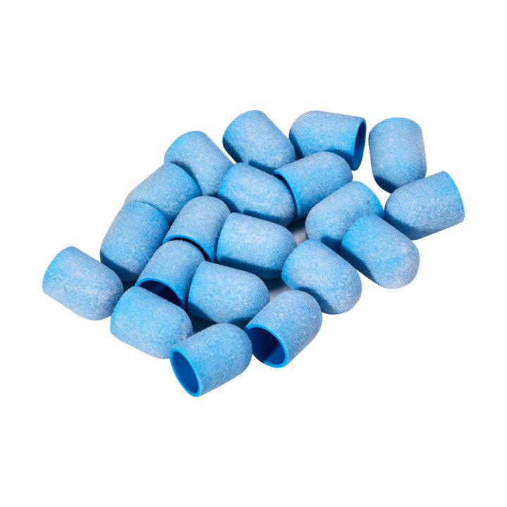 Schleifkappe EXO blaue Medium 10mm /220 20 Stück Med Cap