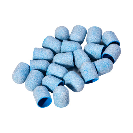 Schleifkappe EXO blaue Medium 13mm /80 20 Stück Med Cap