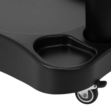 Carrello porta piatti doccia Azzurro nero