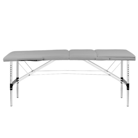 Balance Hopfällbar aluminiummassagebord 3 grå segment