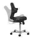 AZZURRO Chaise esthétique noire 152 spéciale