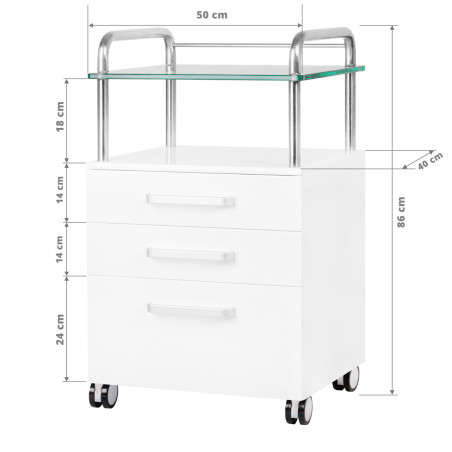 White 6053 Assistent Podoloogarts