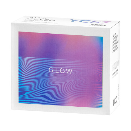 Lampe LED GLOW UV YC57 RN bleu rose 268W