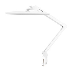 Bílá dílenská LED lampa ELEGANTE