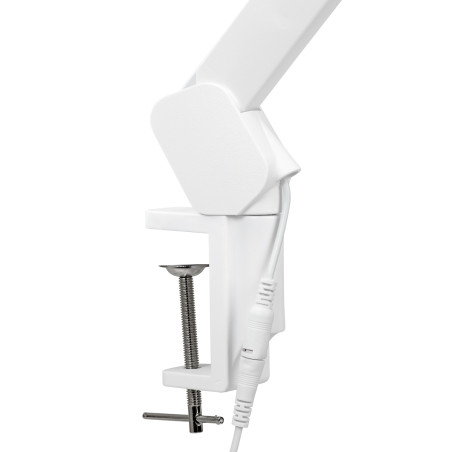 Bílá dílenská LED lampa ELEGANTE