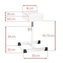 Bell White Pedicure Footrest