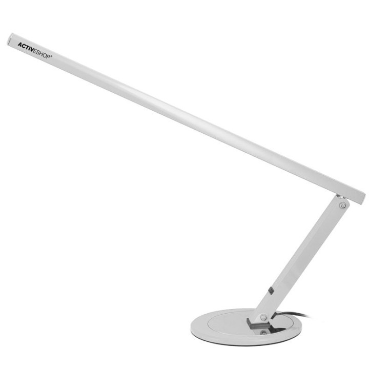Slank LED-bordlampe i aluminium
