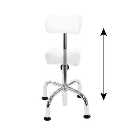 Repose-pieds pour pédicure AM-5012C blanc