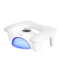 MOMO White Croissant manicure armrest