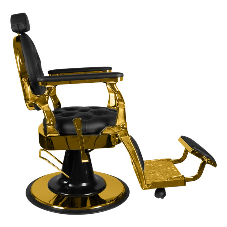 GABBIANO Friseurstuhl Giulio Gold schwarz