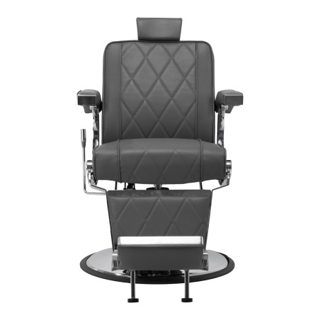 Fauteuil de barbier HAIR SYSTEM BM88066 gris
