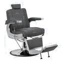 Fauteuil de barbier HAIR SYSTEM BM88066 gris