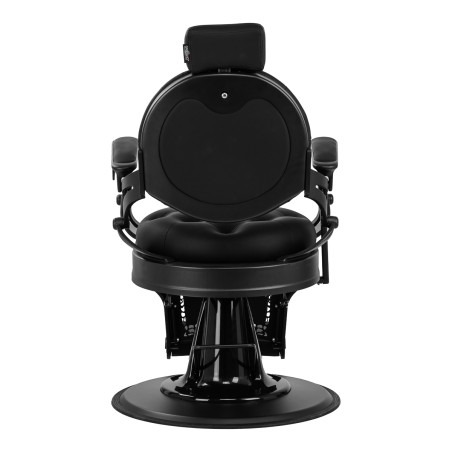 Barber chair Gabbiano Niccolo nero con struttura nera