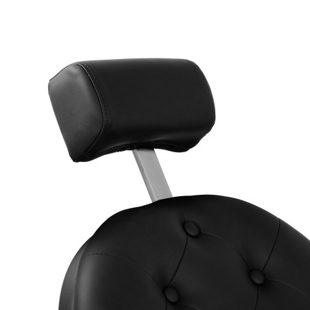 Barber chair Gabbiano Niccolo nero con struttura nera