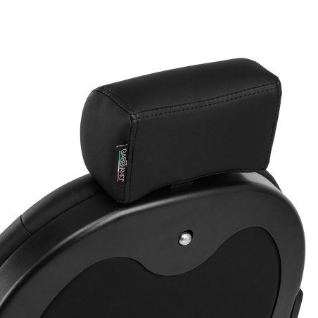 Barber chair Gabbiano Niccolo nero con struttura nera
